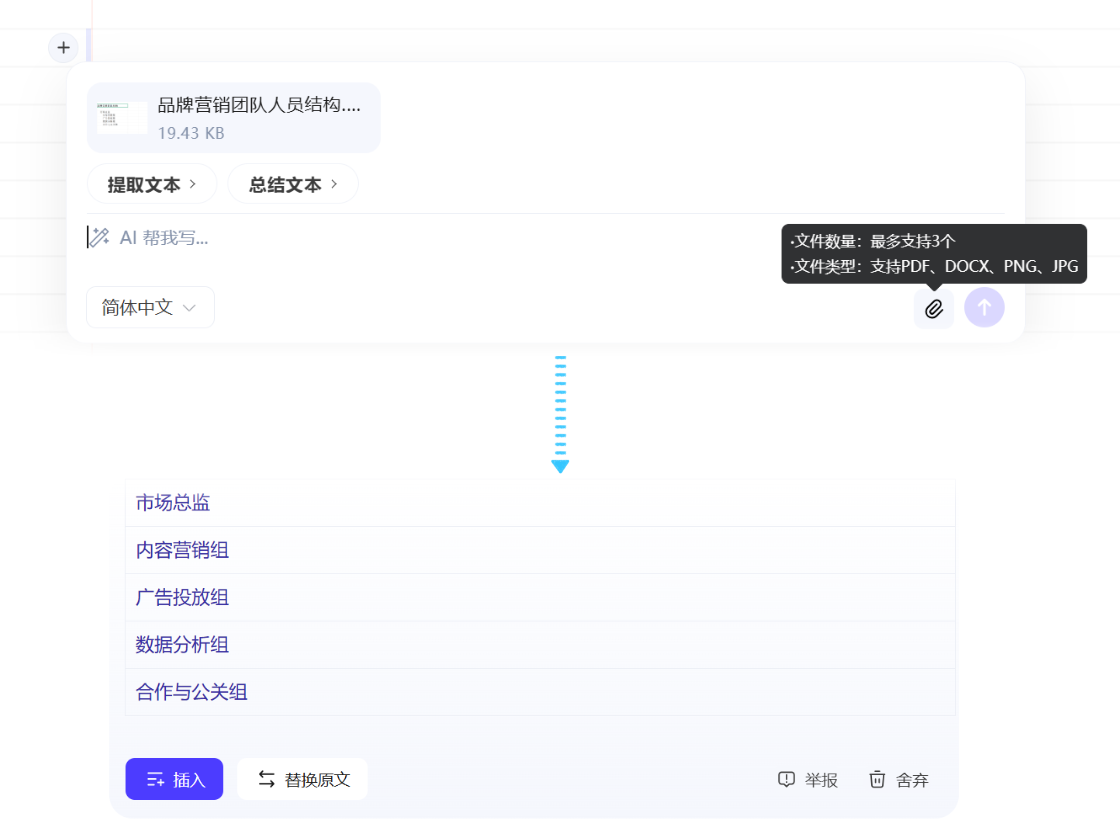 AI識(shí)別文檔，提取文本