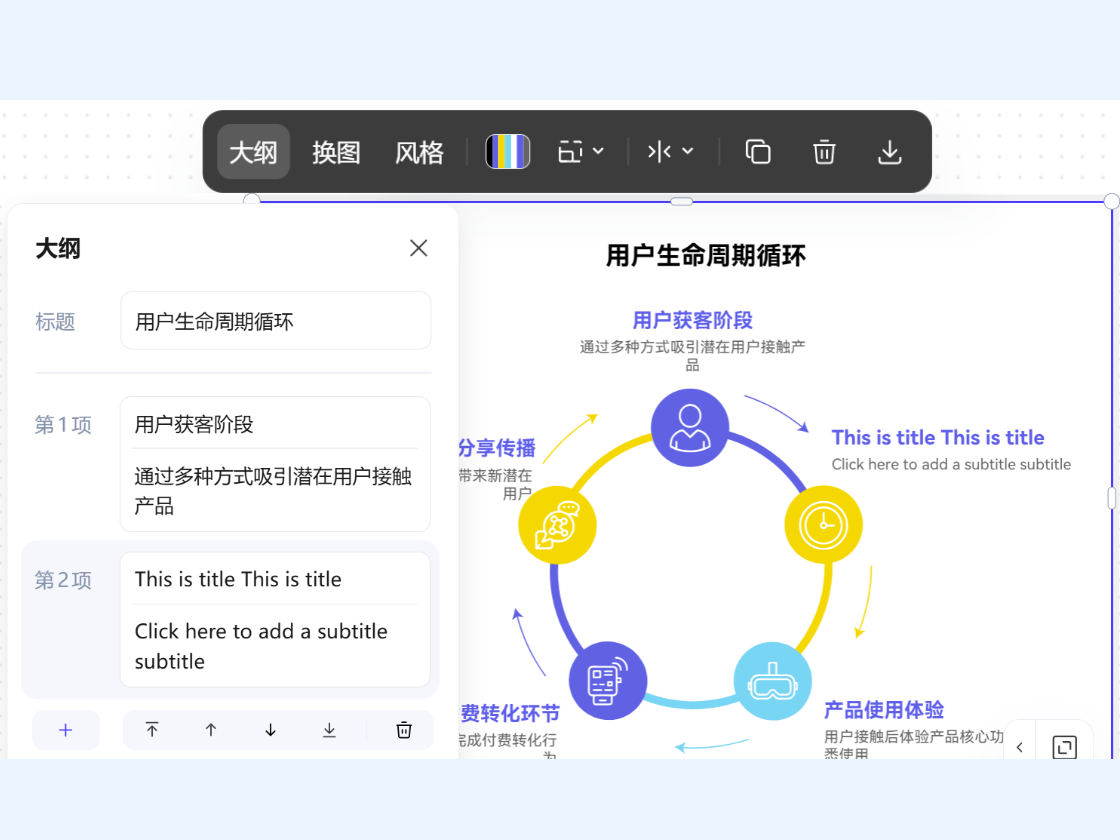 智能增減步驟、調(diào)整順序
