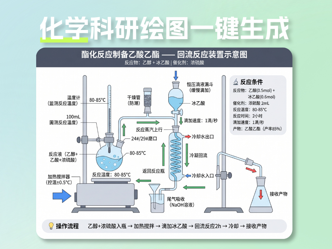 告别ChemDraw！化学人专属AI绘图工具，六大科研配图全覆盖