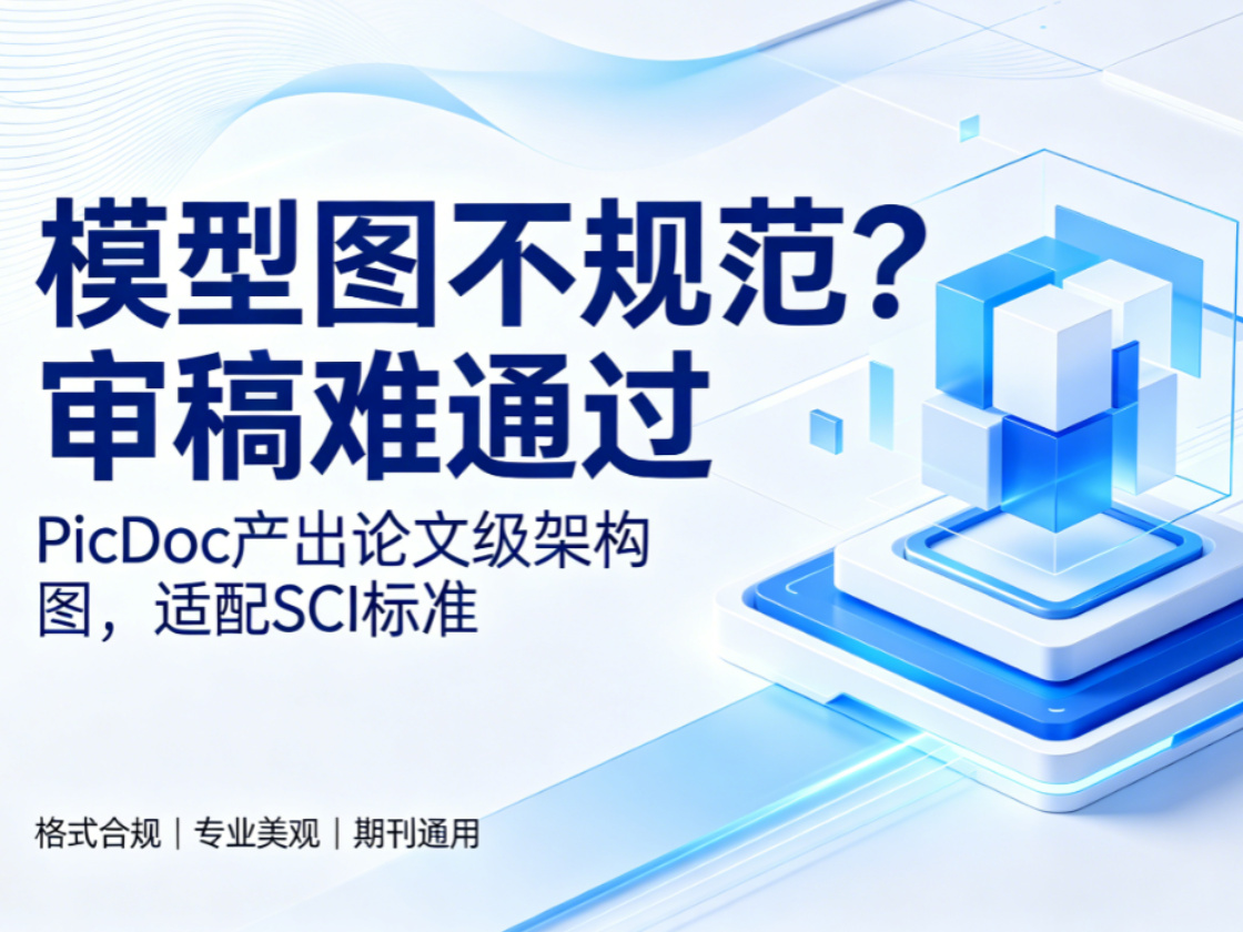 画Transformer架构图比设计模型还累？ picdoc一键生成专业论文配图