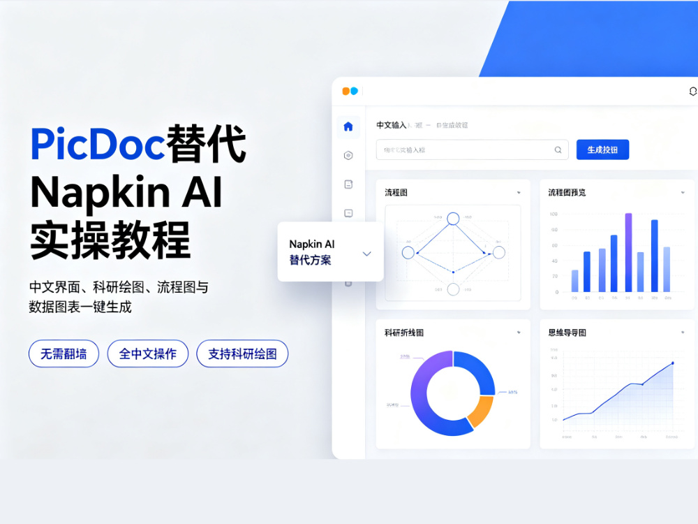 Napkin AI用不了？我用 PicDoc平替了它，实操教程全在这