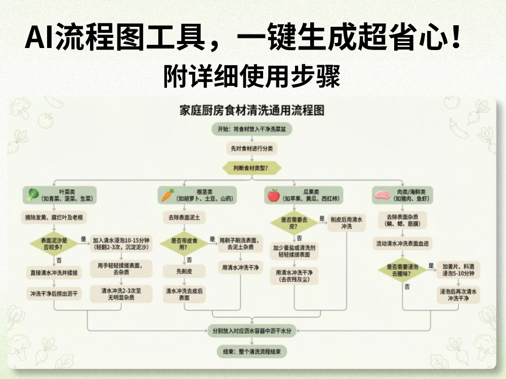 超好用的AI流程图工具！附详细使用教程+示例，一键生成超省心