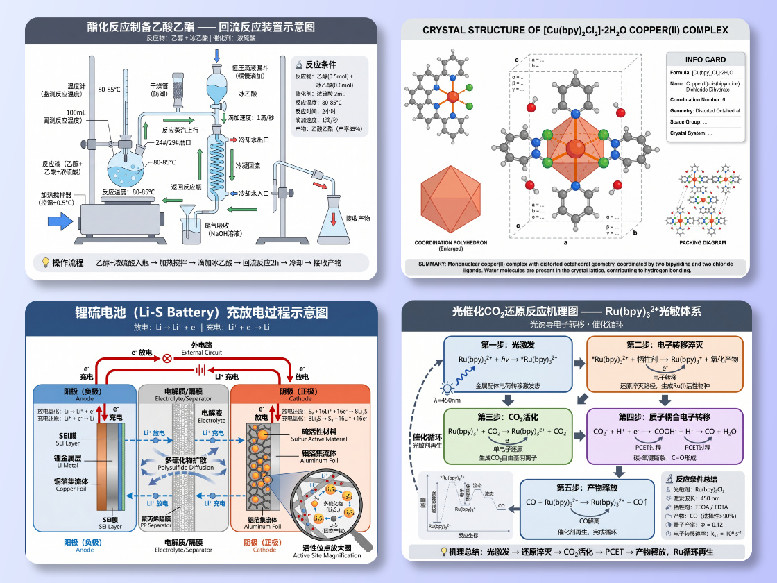 一键生成化学科研绘图
