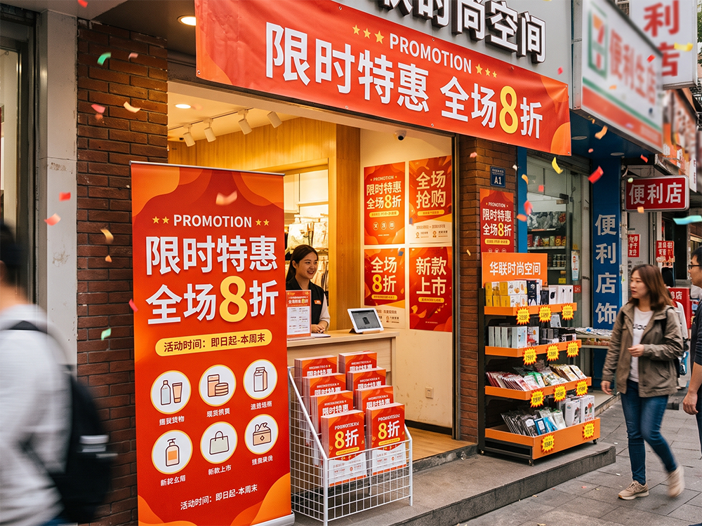 门店促销活动物料