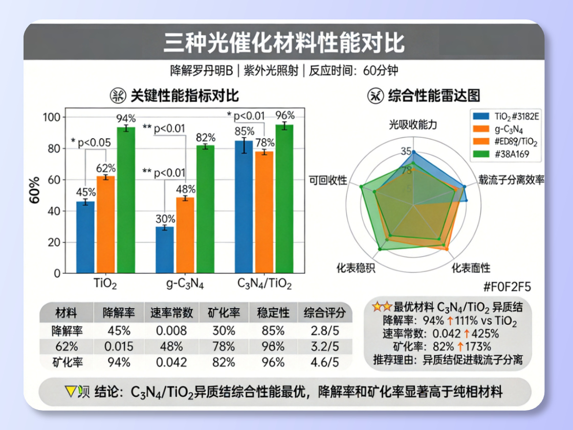 材料性能对比