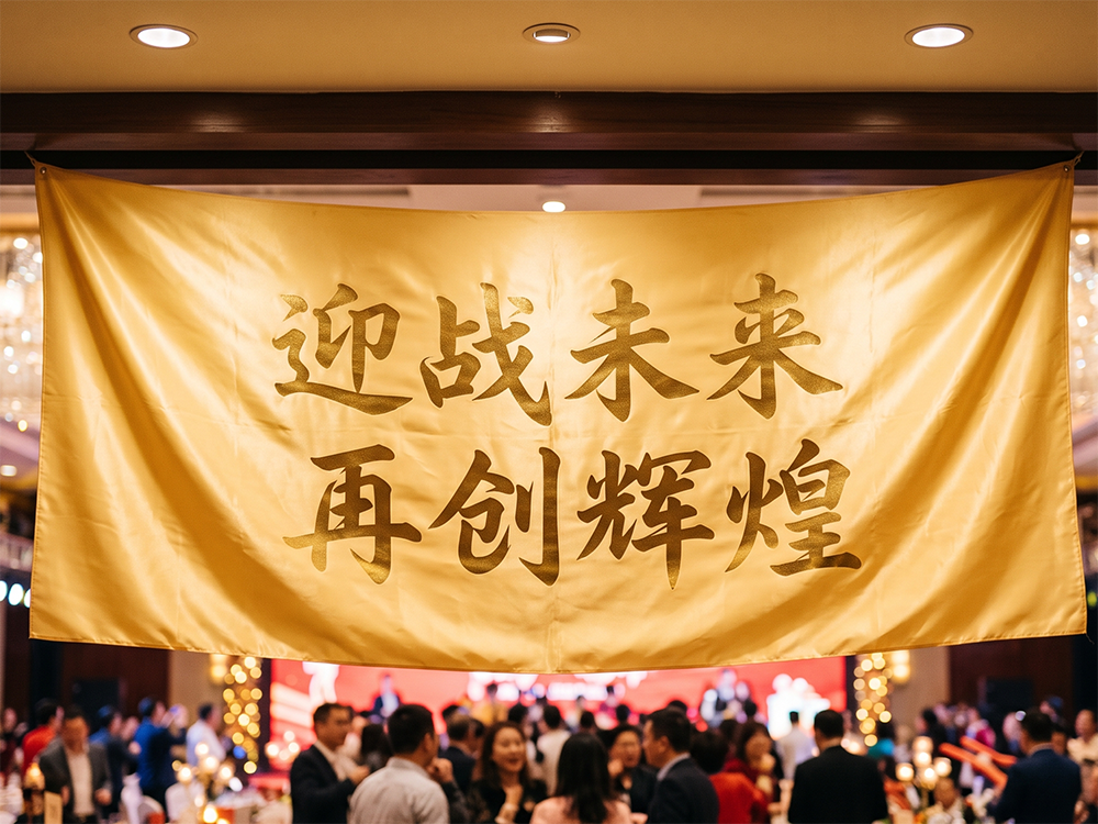 贡缎条幅