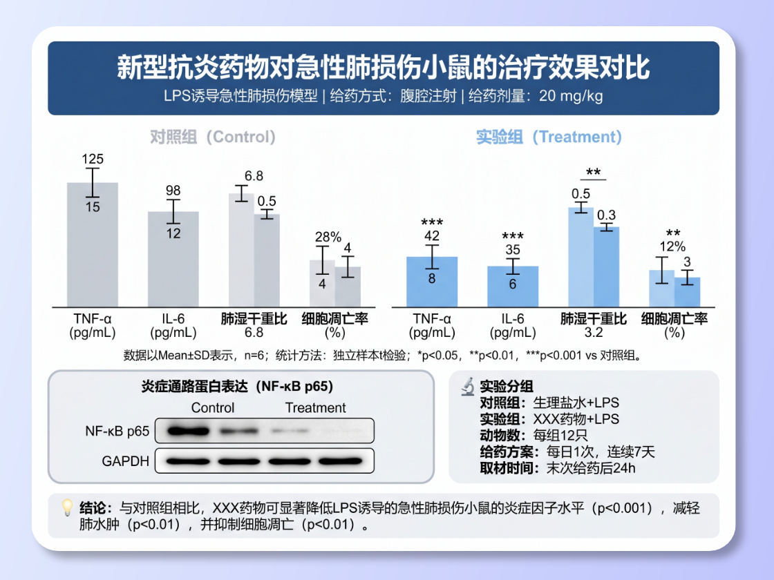 对照组实验对比